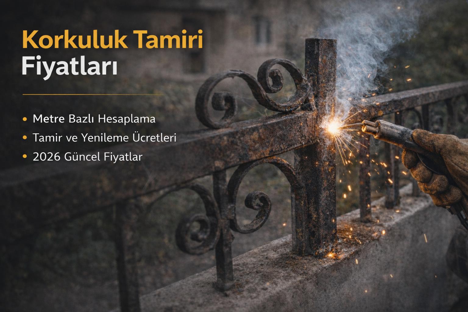 Korkuluk Tamiri Fiyatları