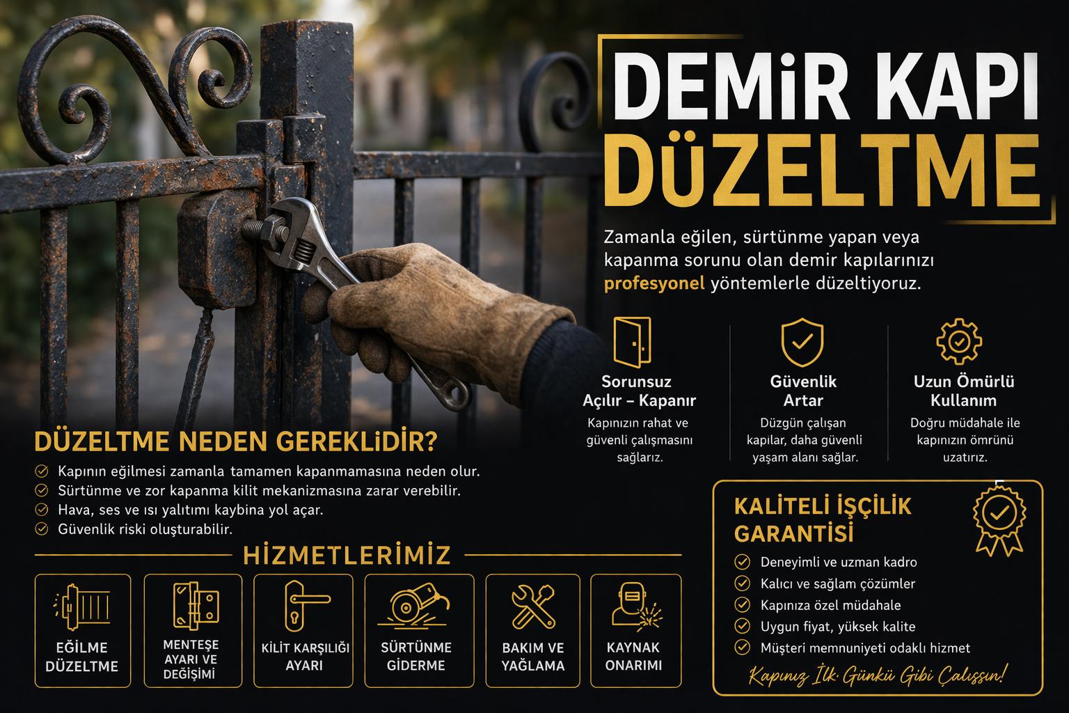 Demir Kapı Düzeltme