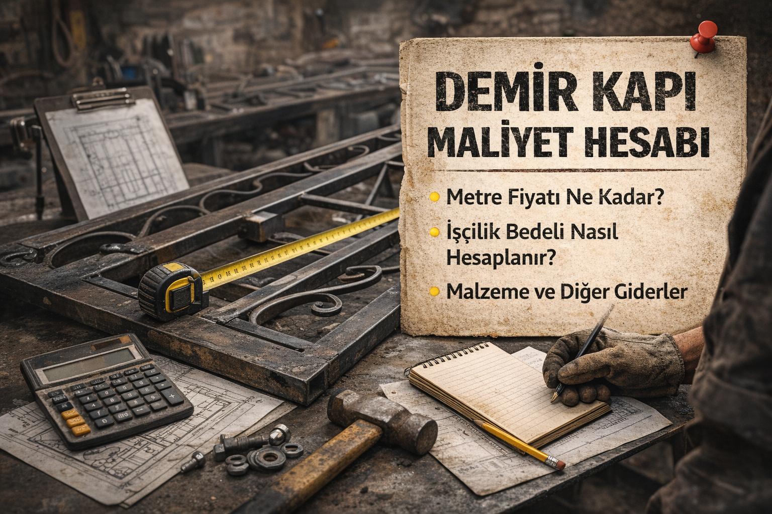 Demir Kapı Maliyet Hesabı