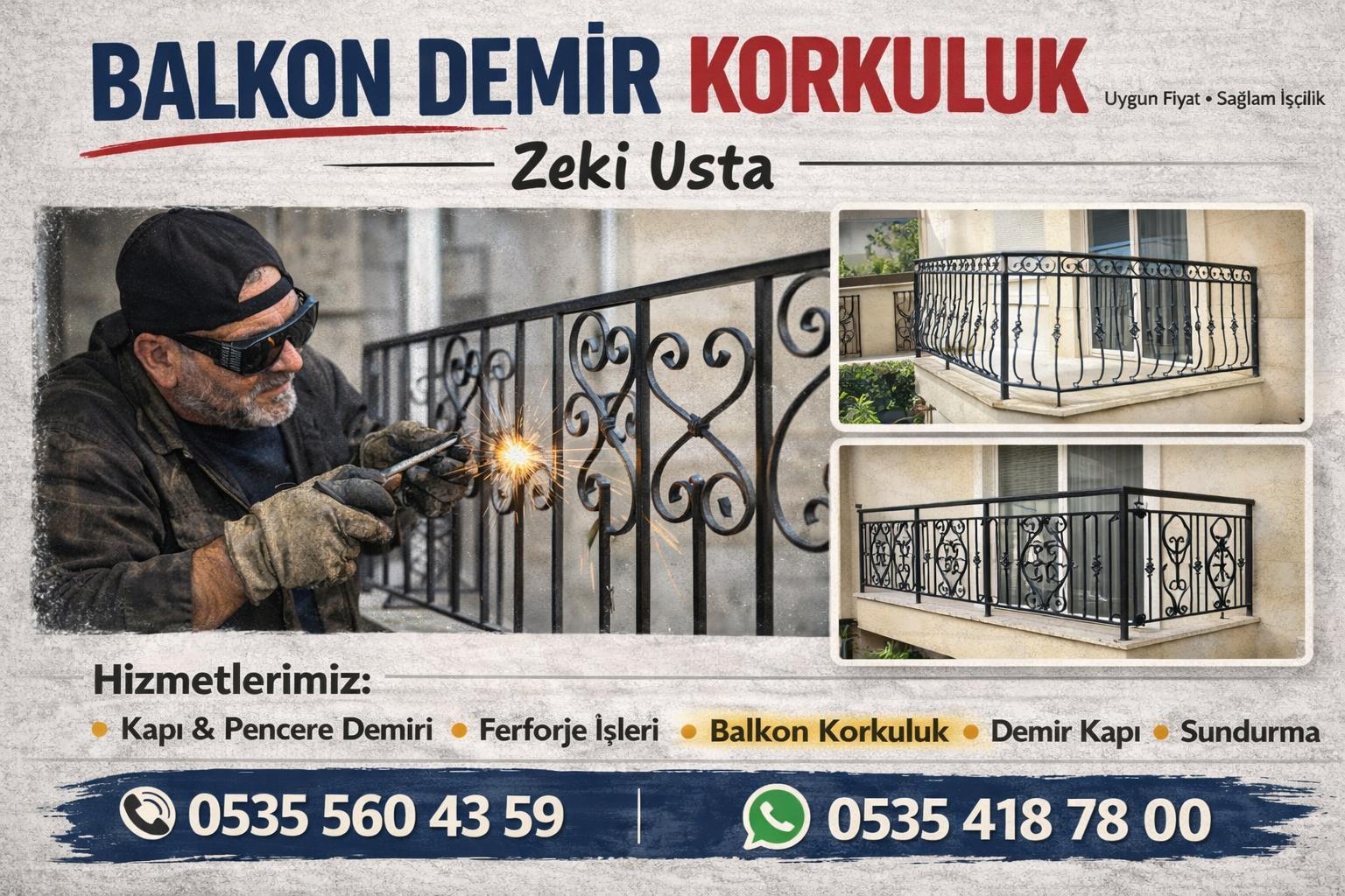 Balkon Demir Korkuluk