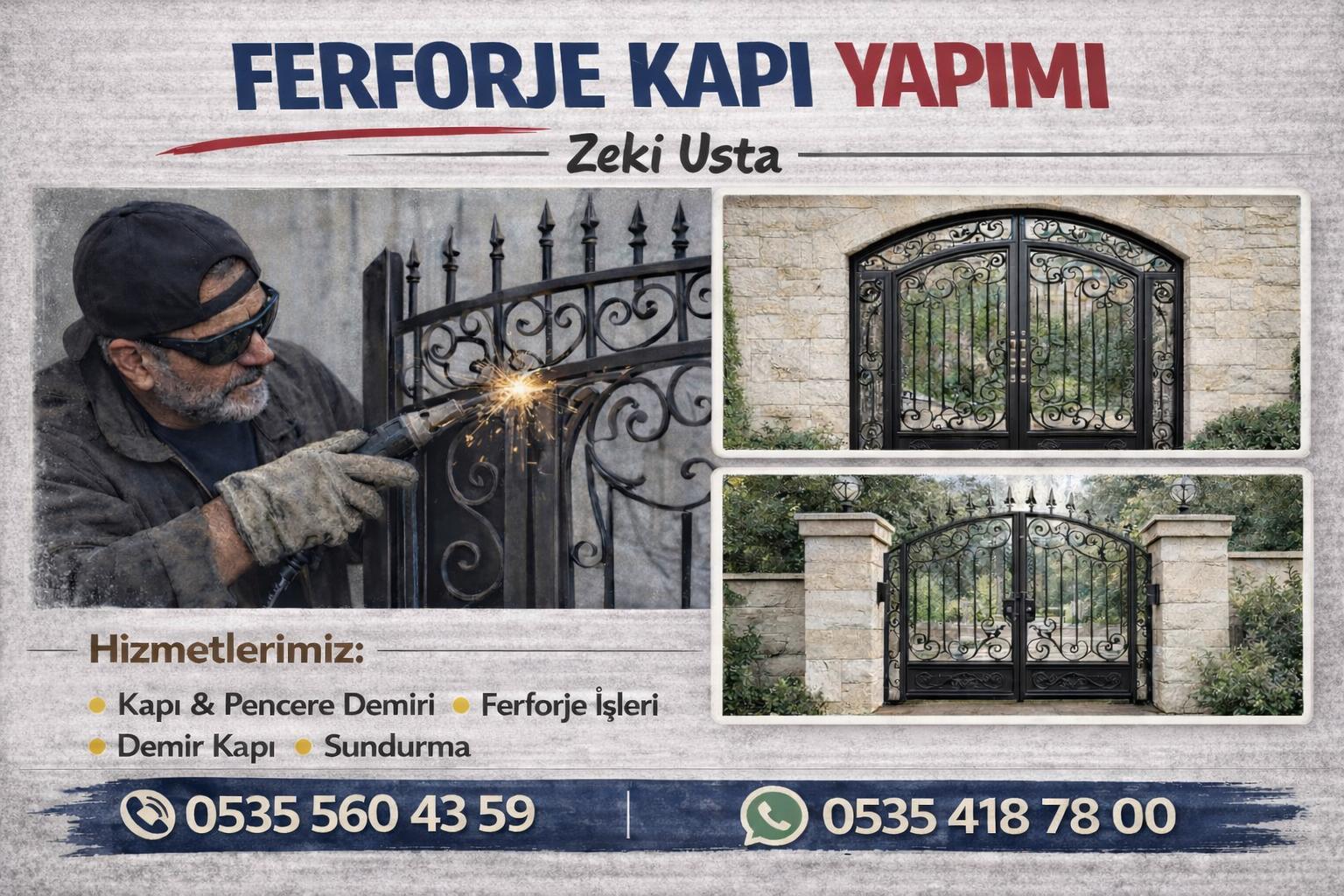 Ferforje Kapı Yapımı