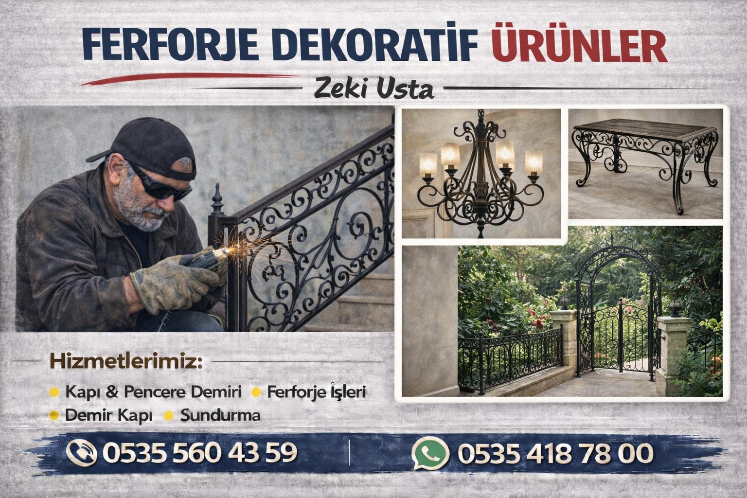 Ferforje Dekoratif Ürünler